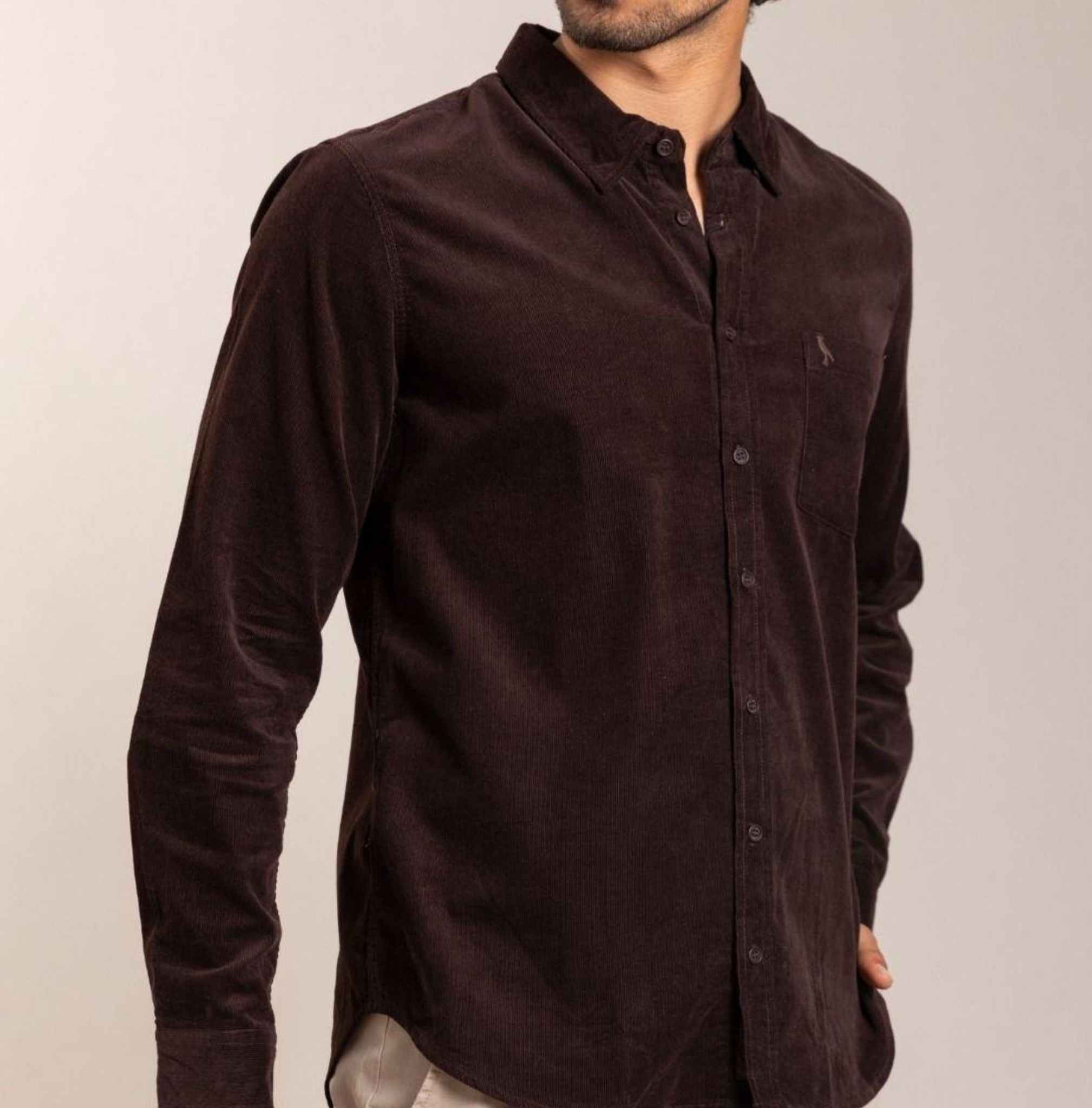Camisa Polanco modelo Aranco, color marrón