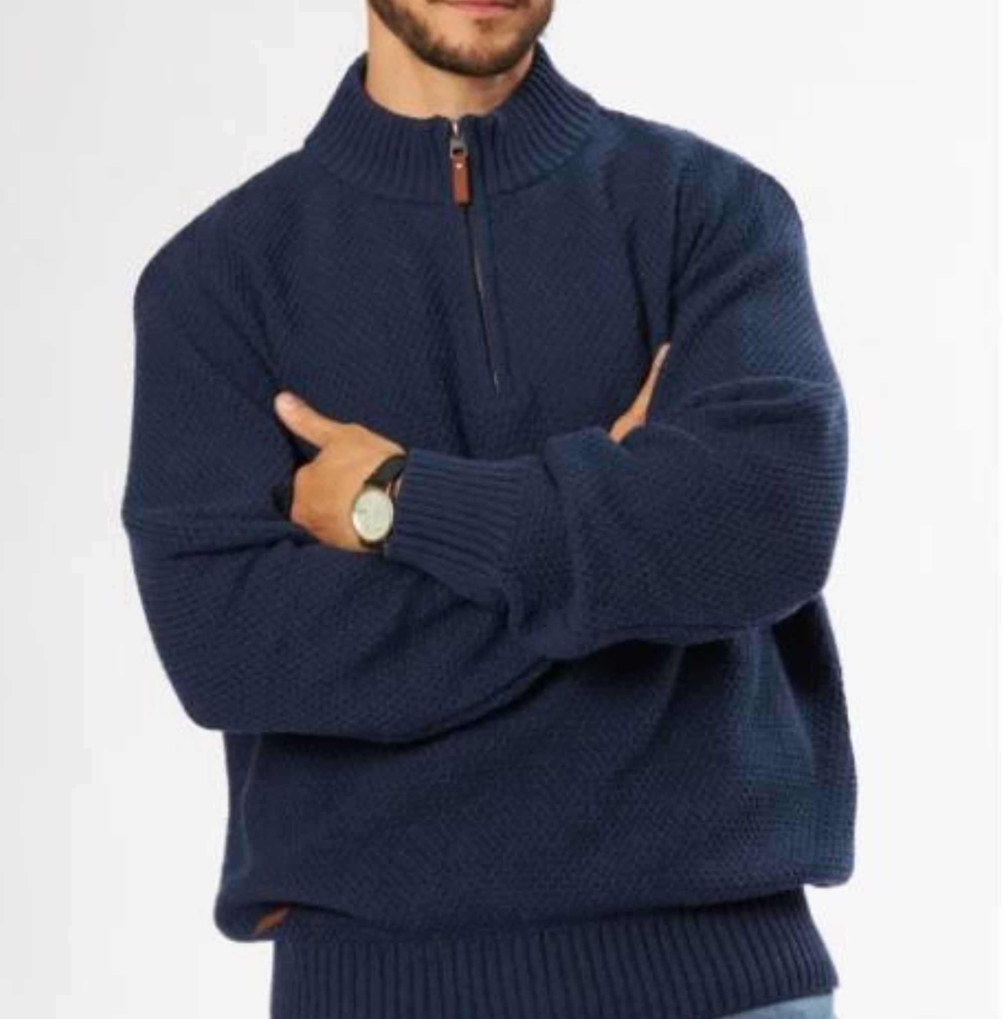 Sweater Polanco modelo Bulrich, color azul