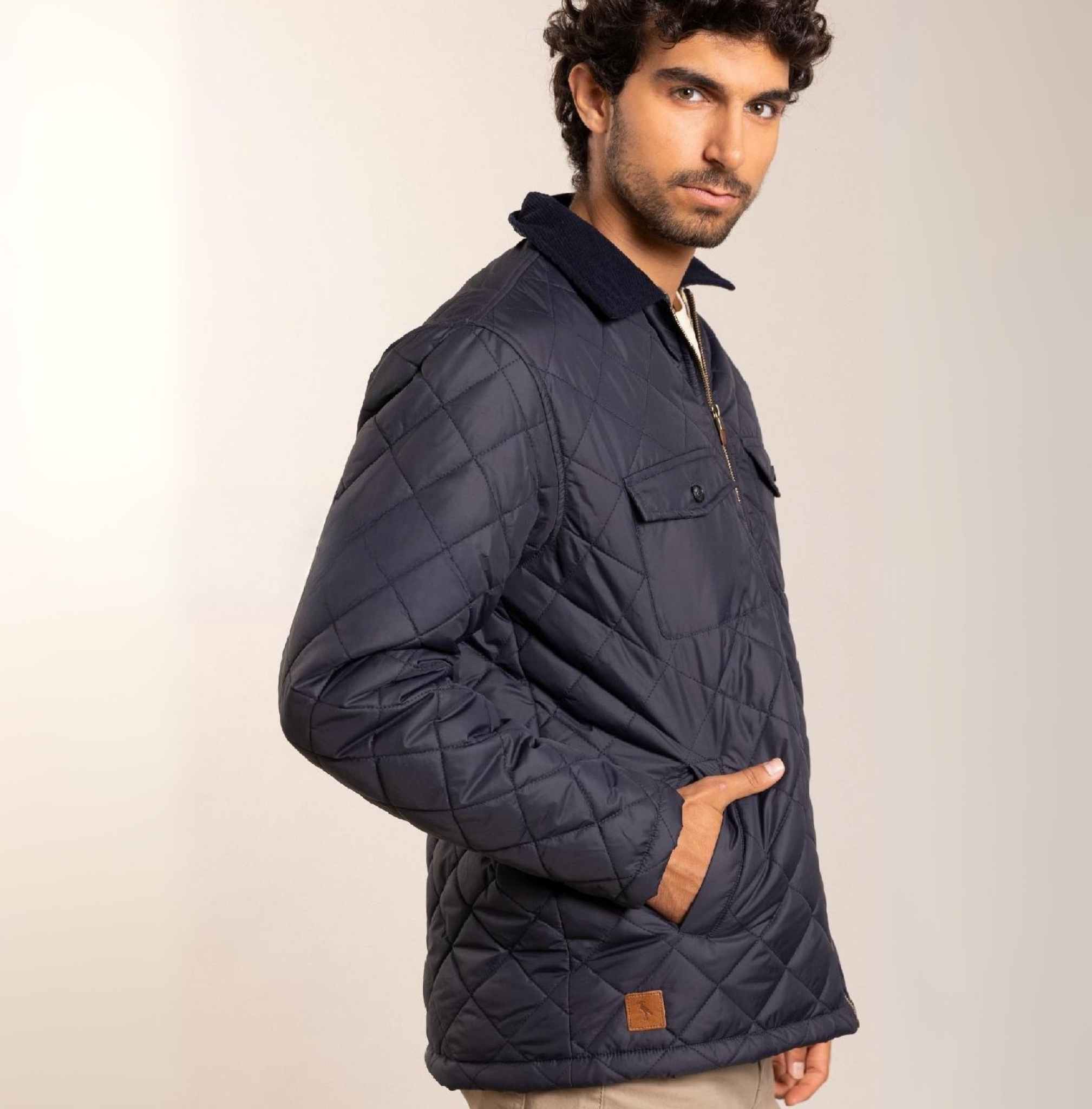 Campera Polanco modelo Canaro, color azul