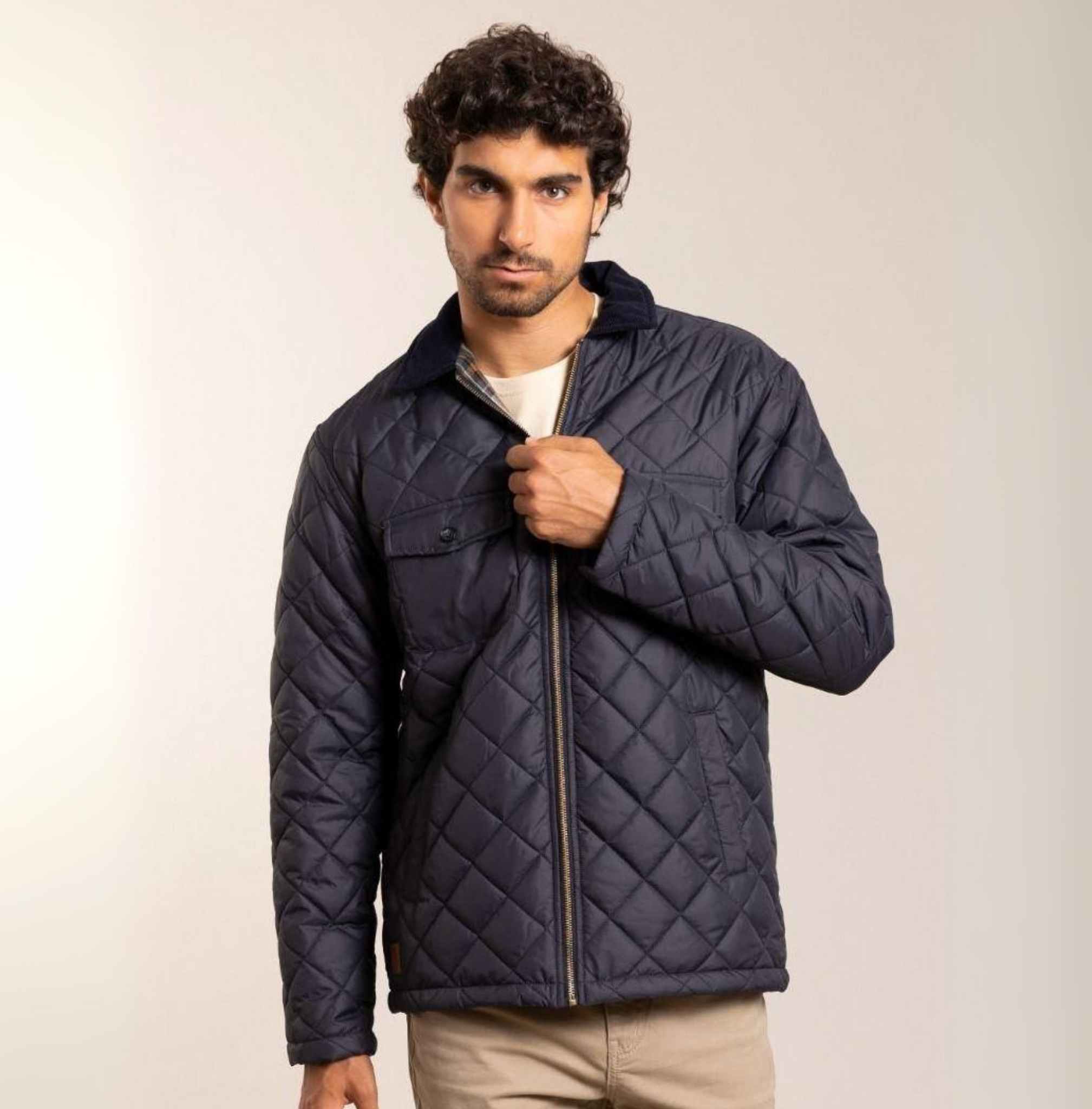 Campera Polanco modelo Canaro, color azul