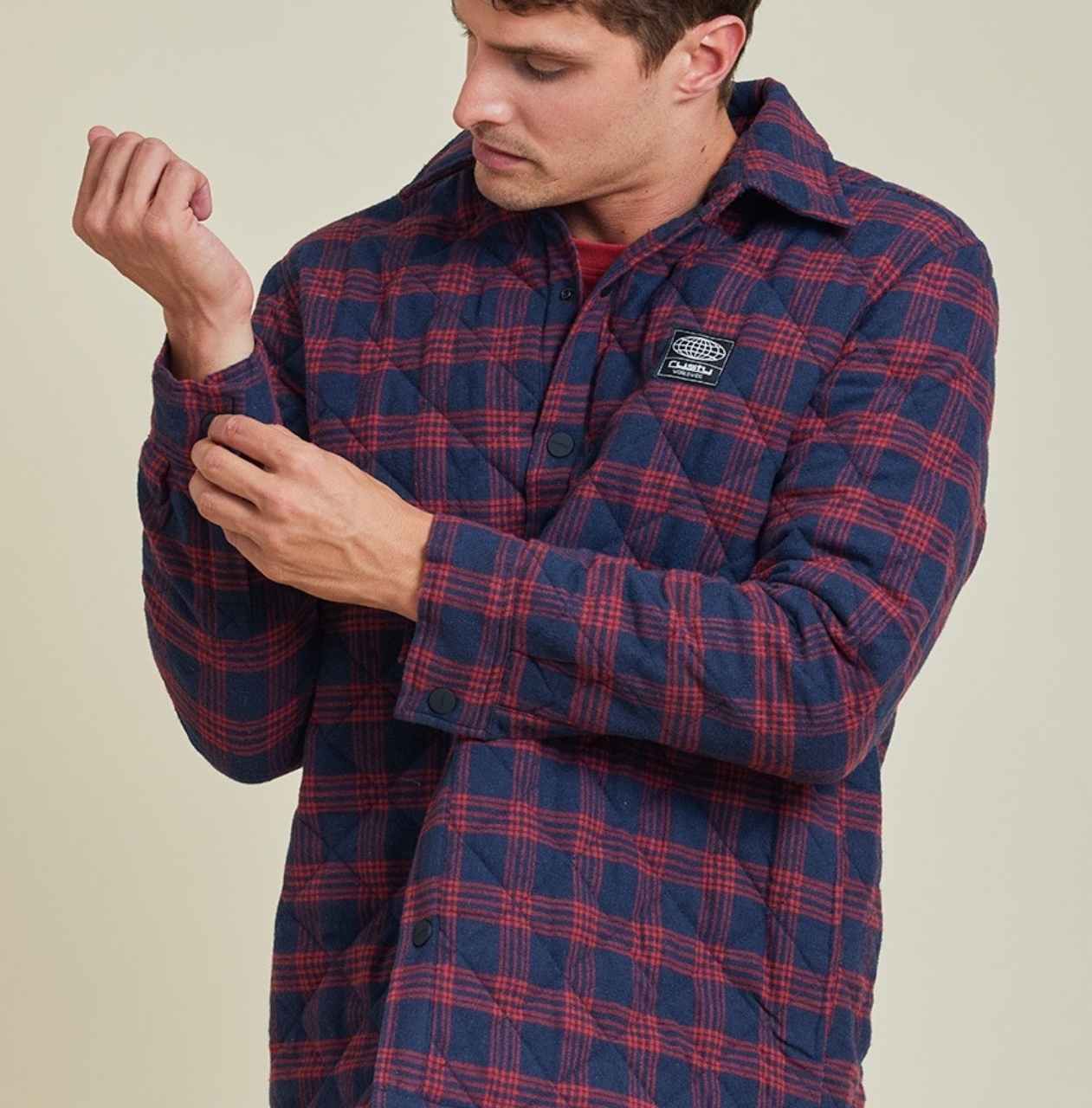 Campera Rusty modelo Fergal, color rojo