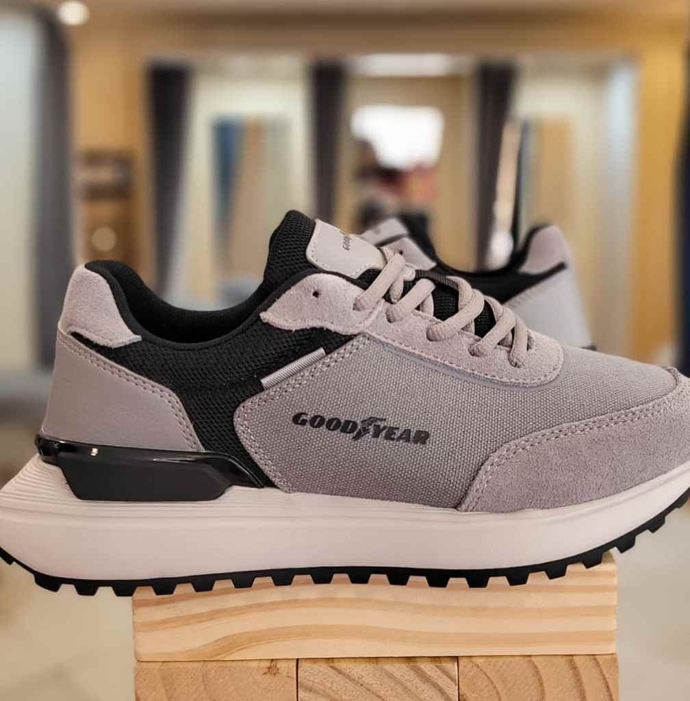 Calzado Caballero Goodyear, gris y negro