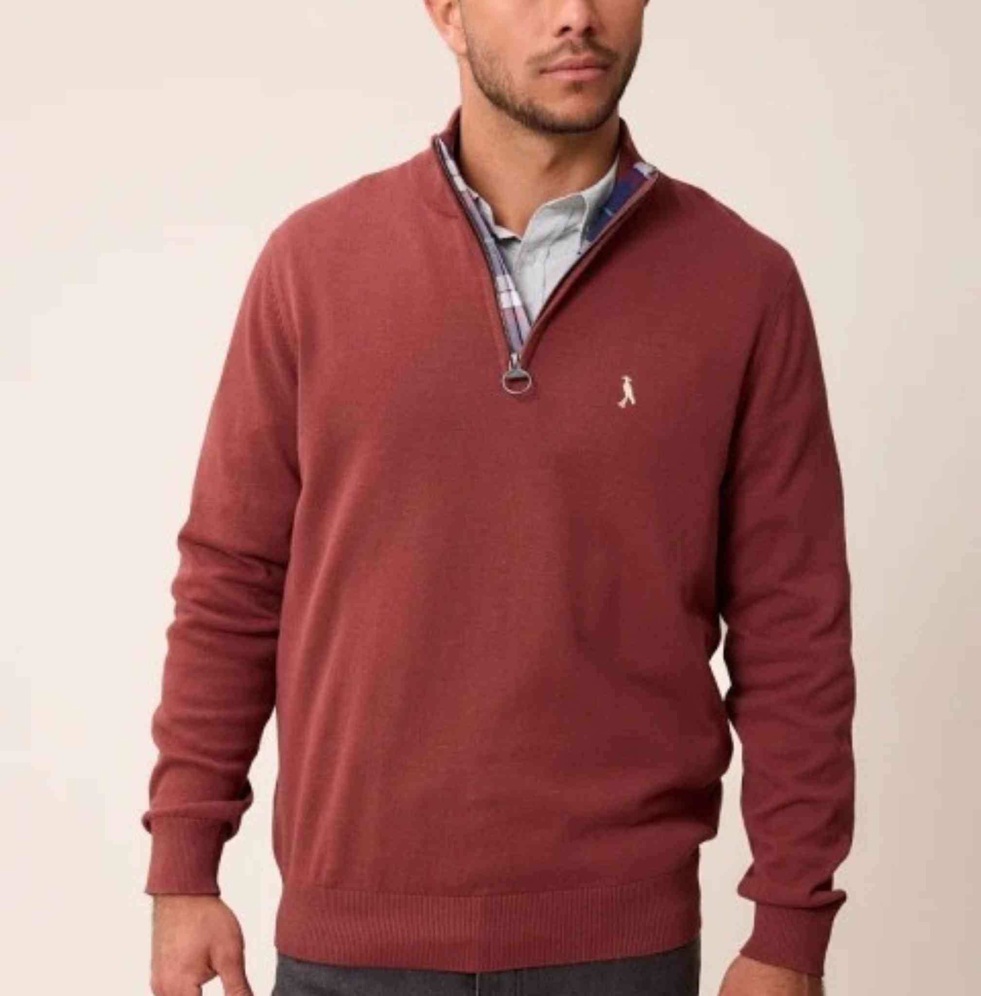 Sweater Polanco modelo Vetta, color uva