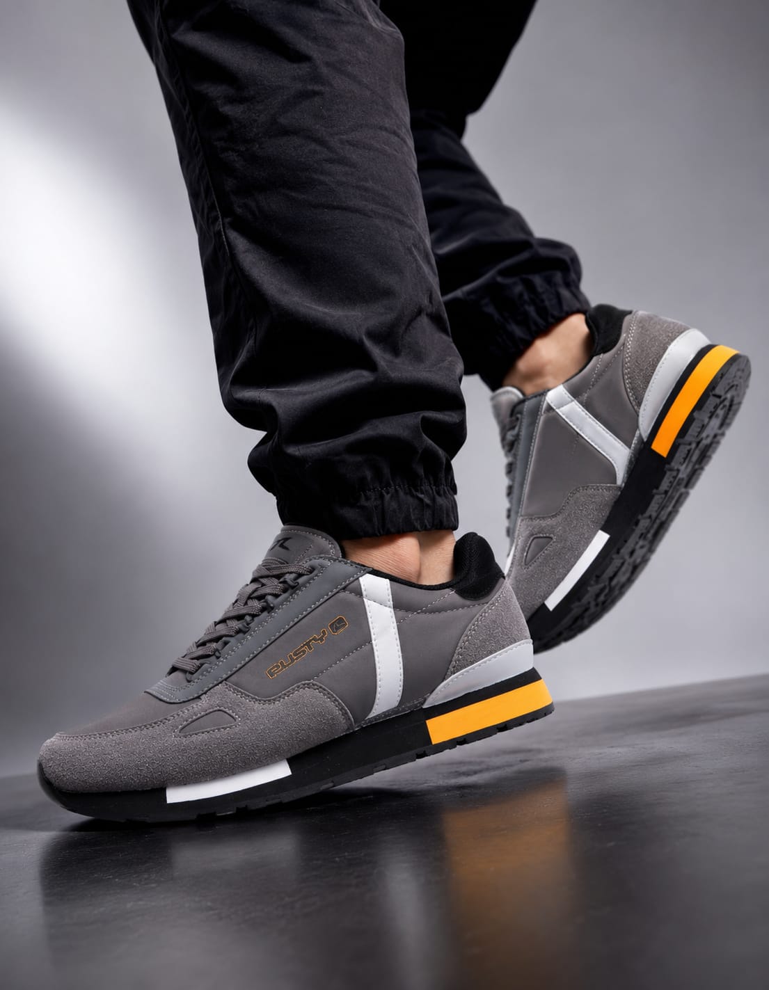 CALZADO RUSTY DAKAR GRIS BLANCO