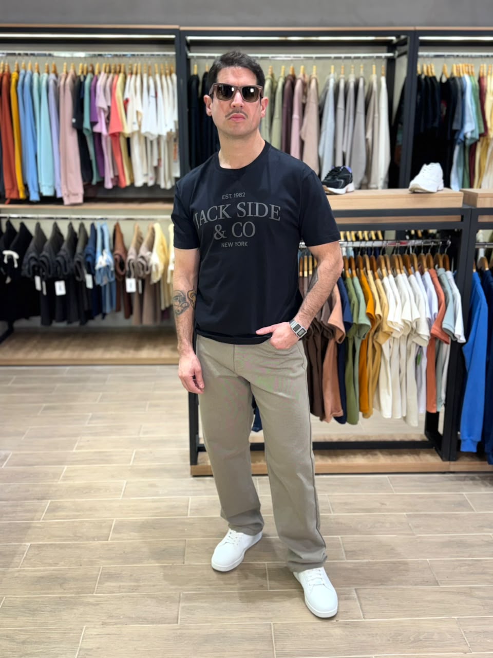 REMERA ESTAMPADA JACK SIDE & CO